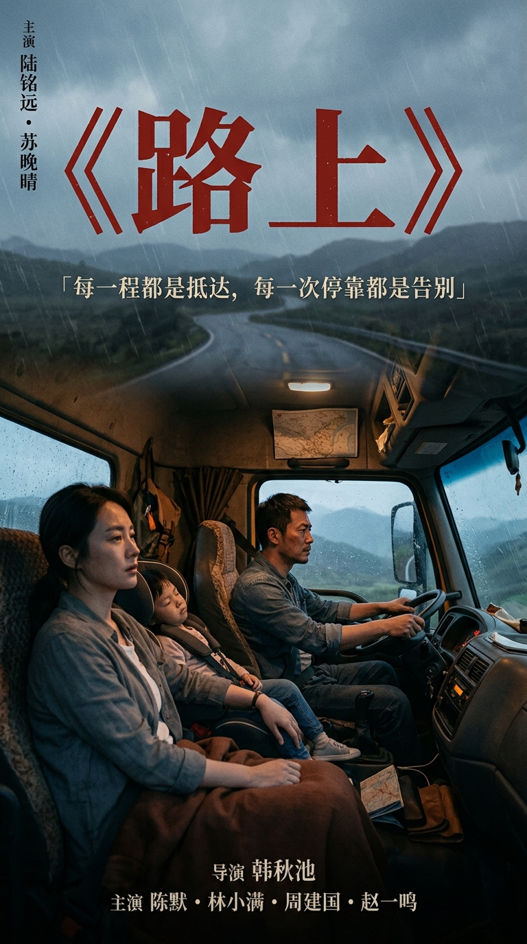 《路上》海报