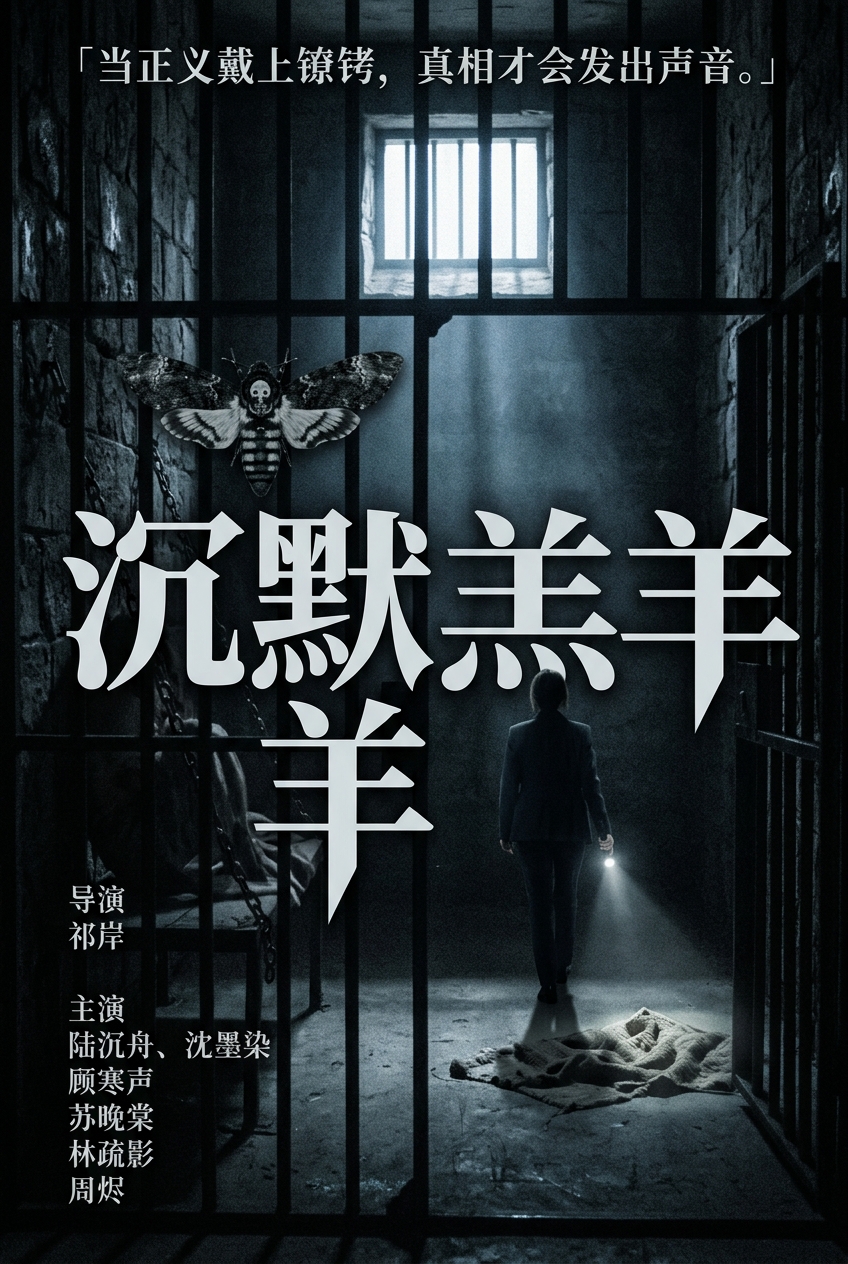 《沉默羔羊》海报