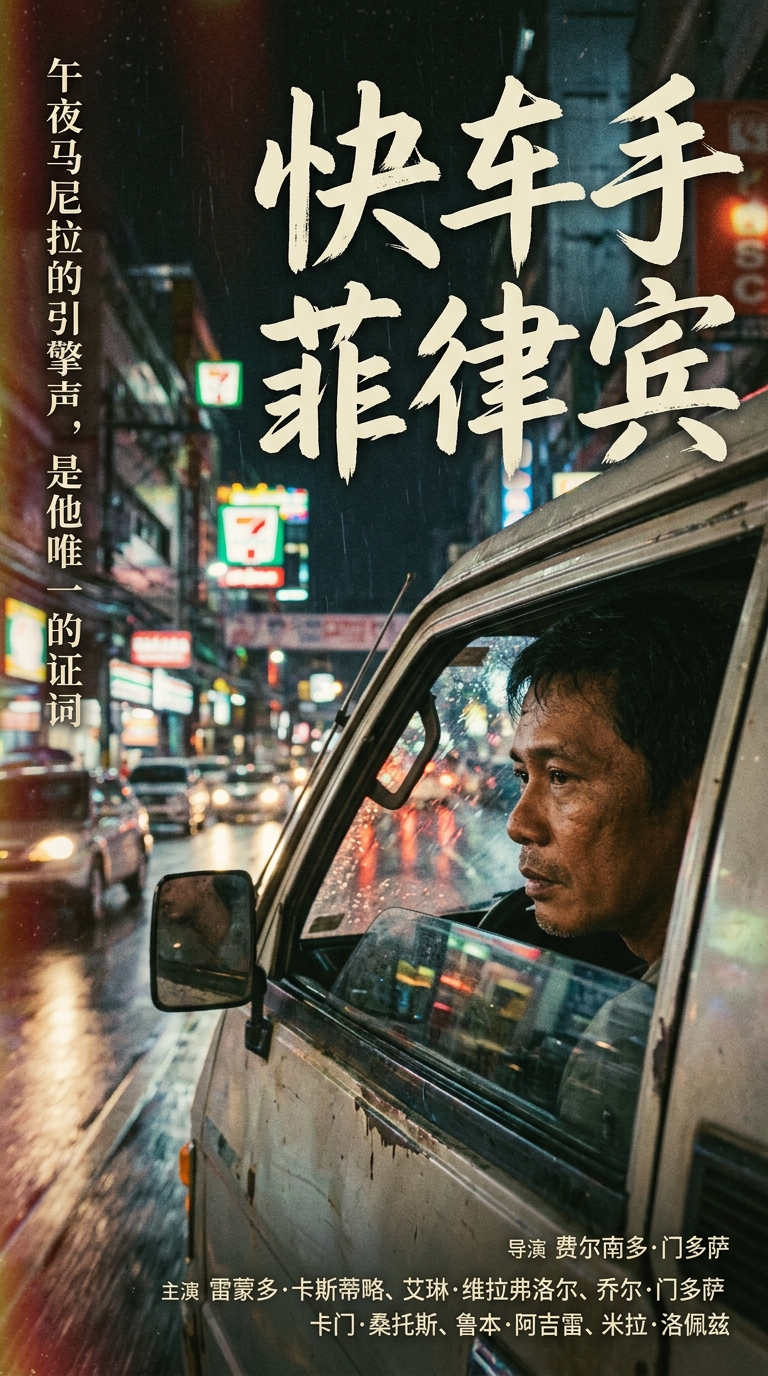 《快车手菲律宾》主视觉海报
