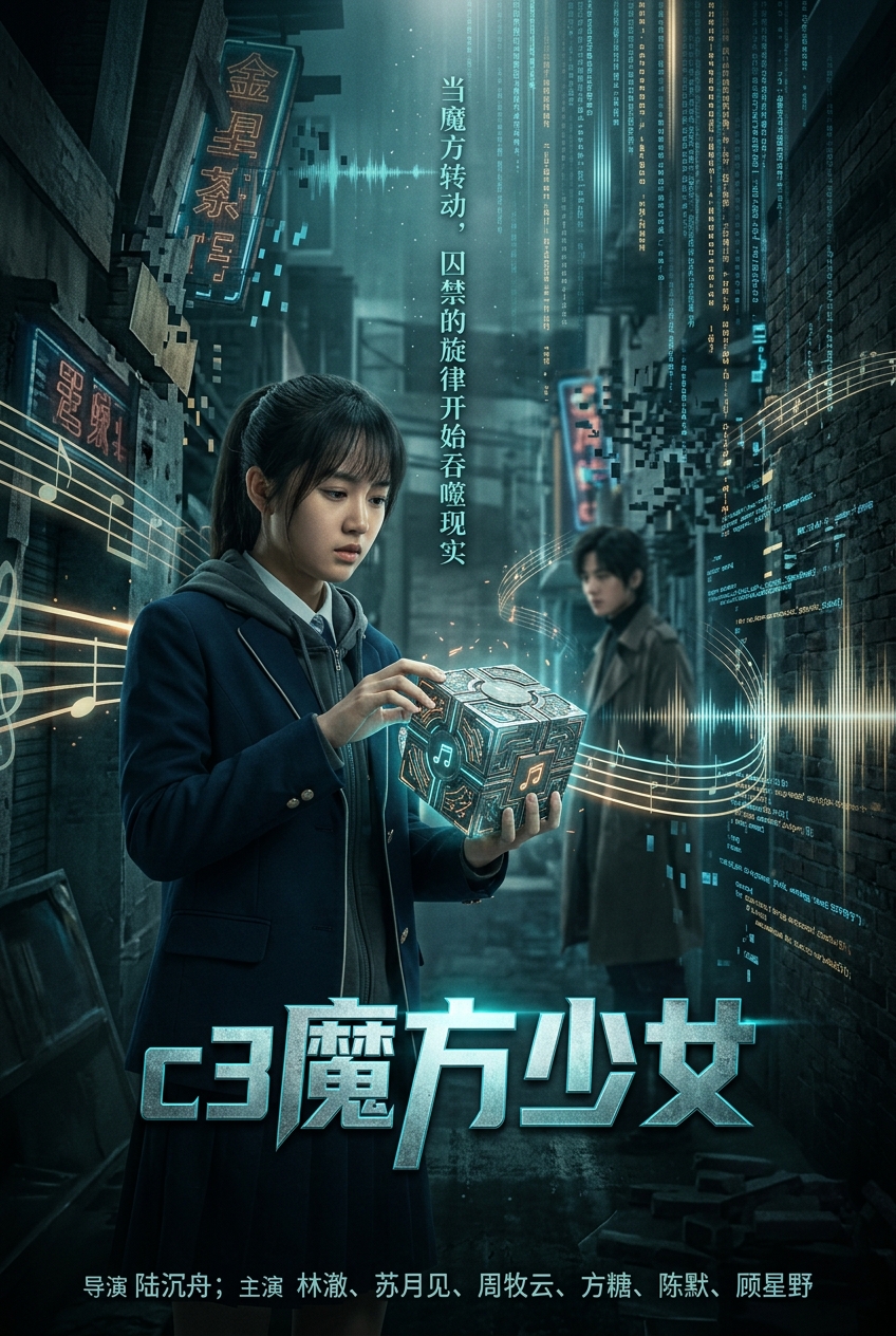 《c3魔方少女》主视觉