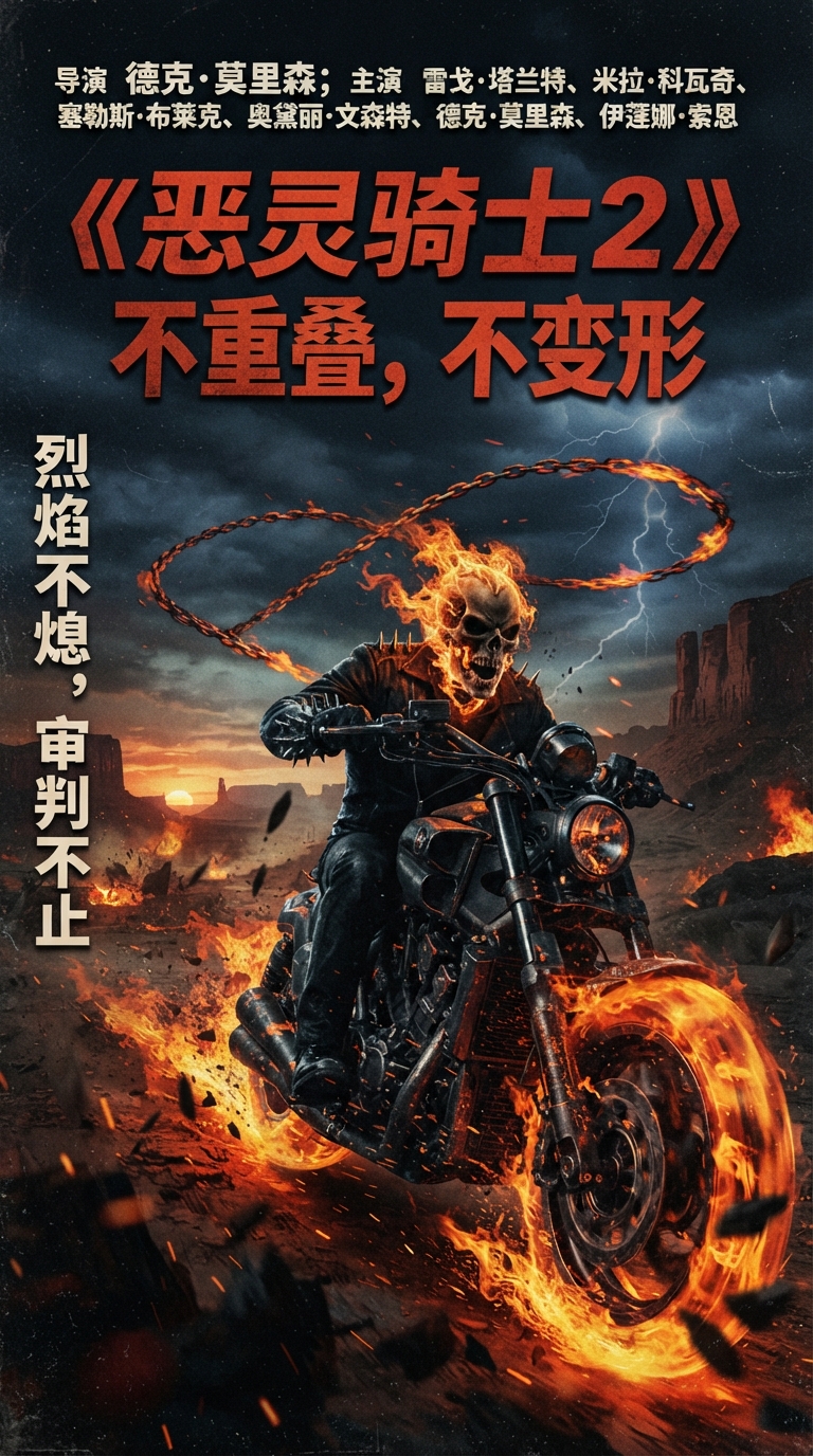 《恶灵骑士2》海报