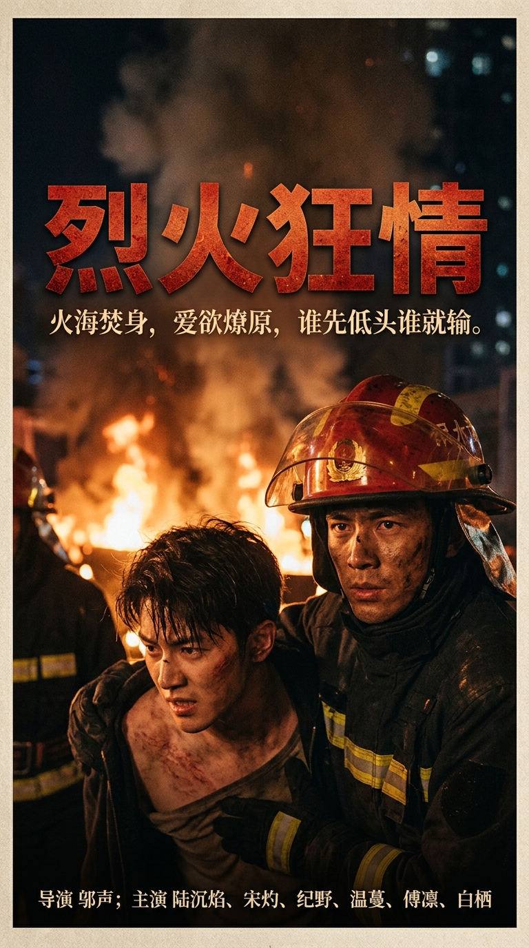 《烈火狂情》主视觉海报