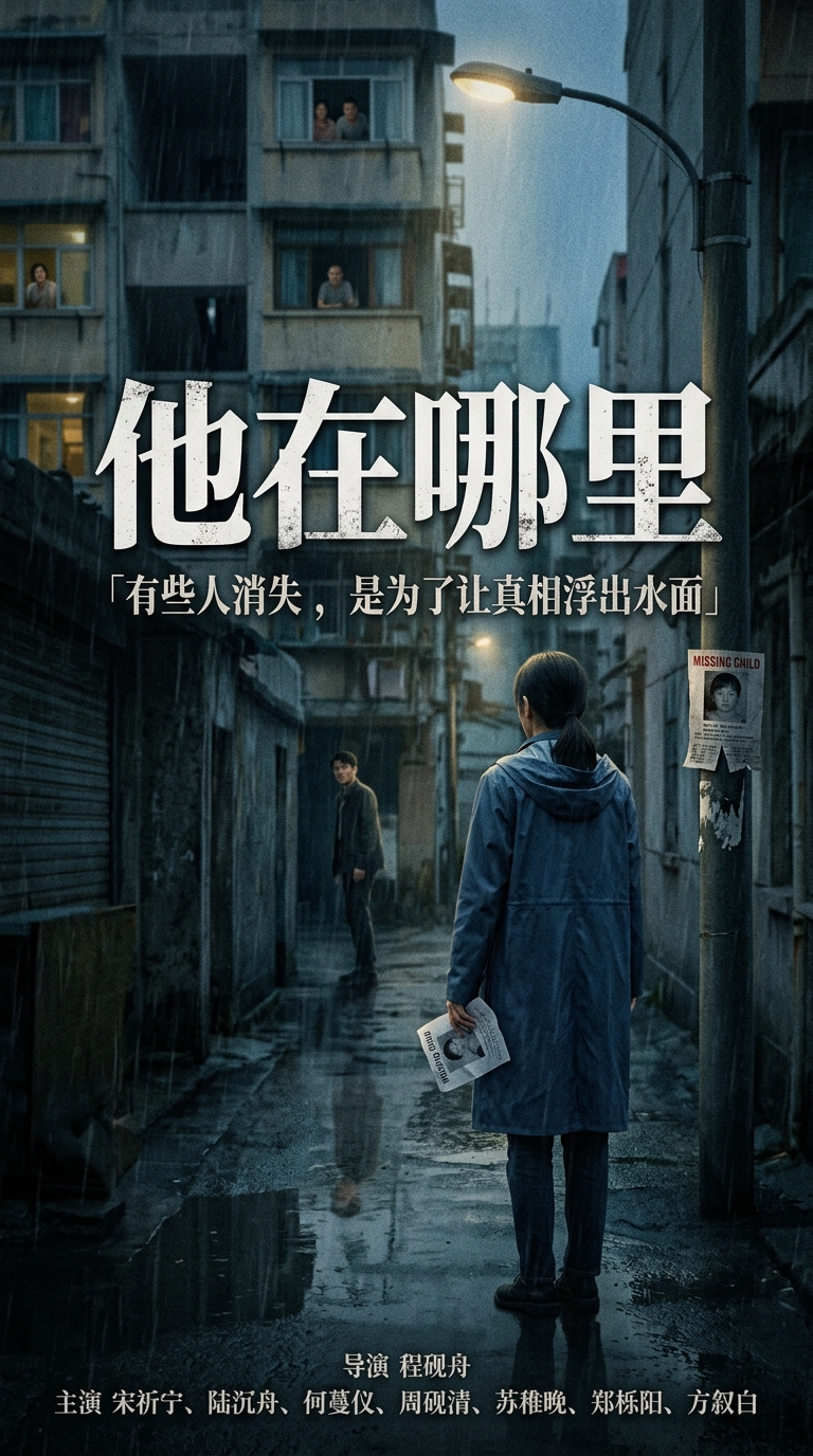 《他在哪里》主视觉海报