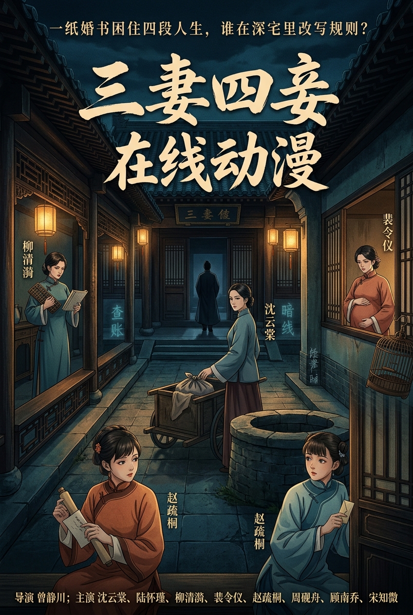 《三妻四妾在线动漫》海报