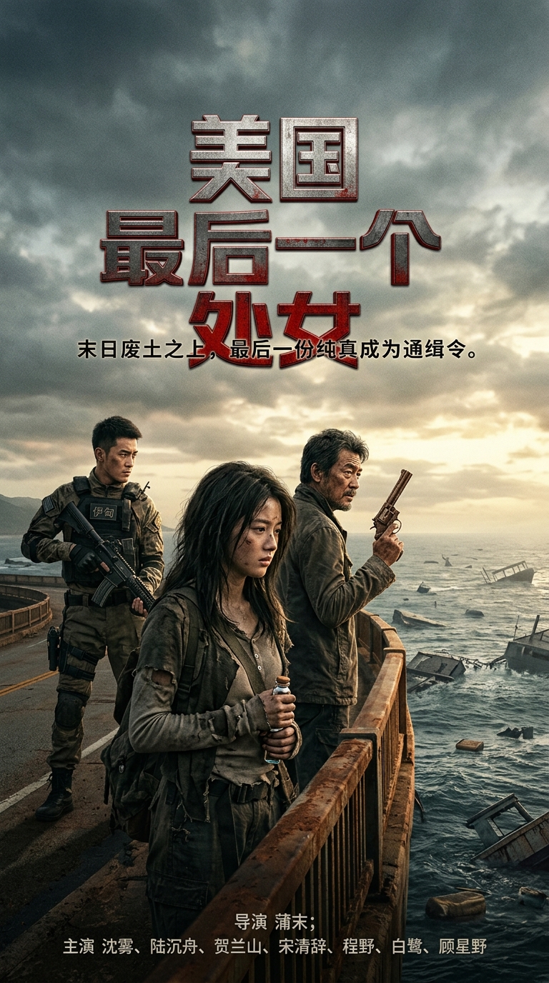《美国最后一个处女》海报