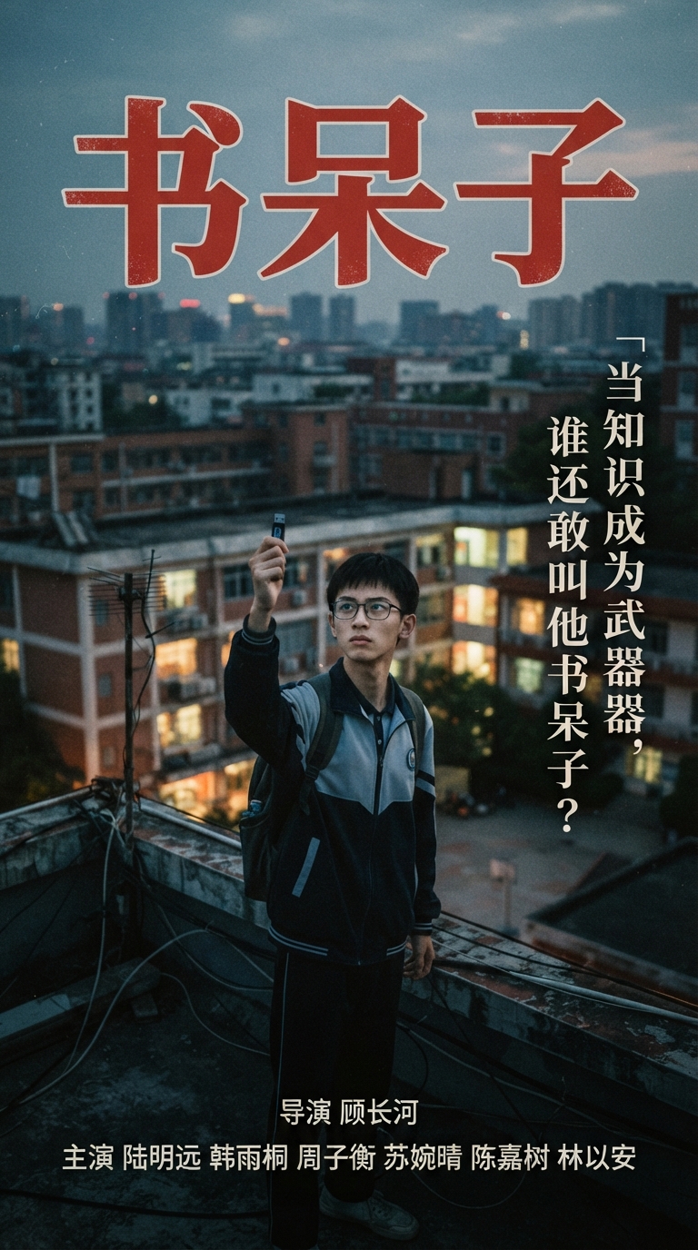 《书呆子》海报
