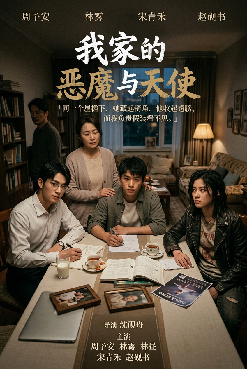 《我家的恶魔与天使》主视觉
