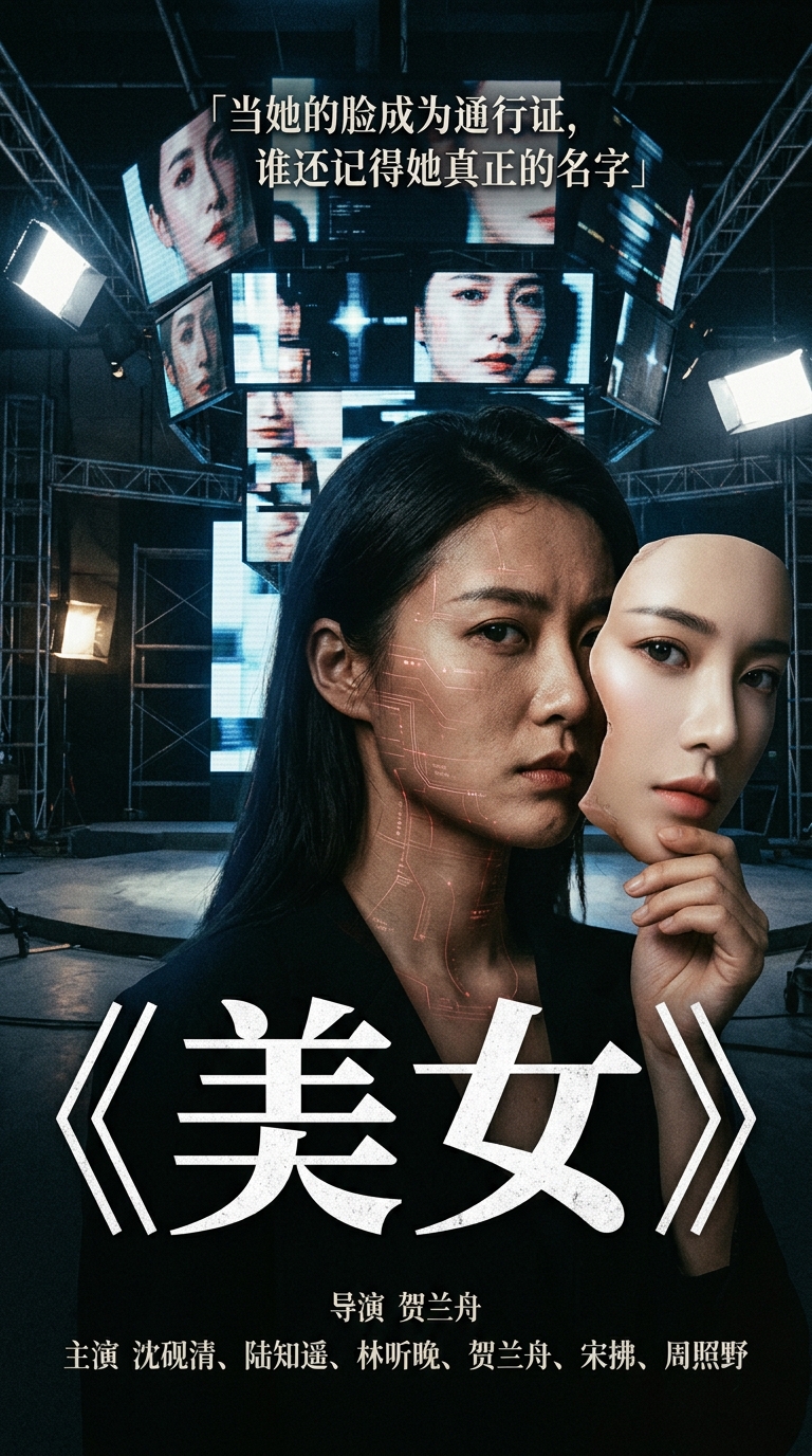 《美女》海报