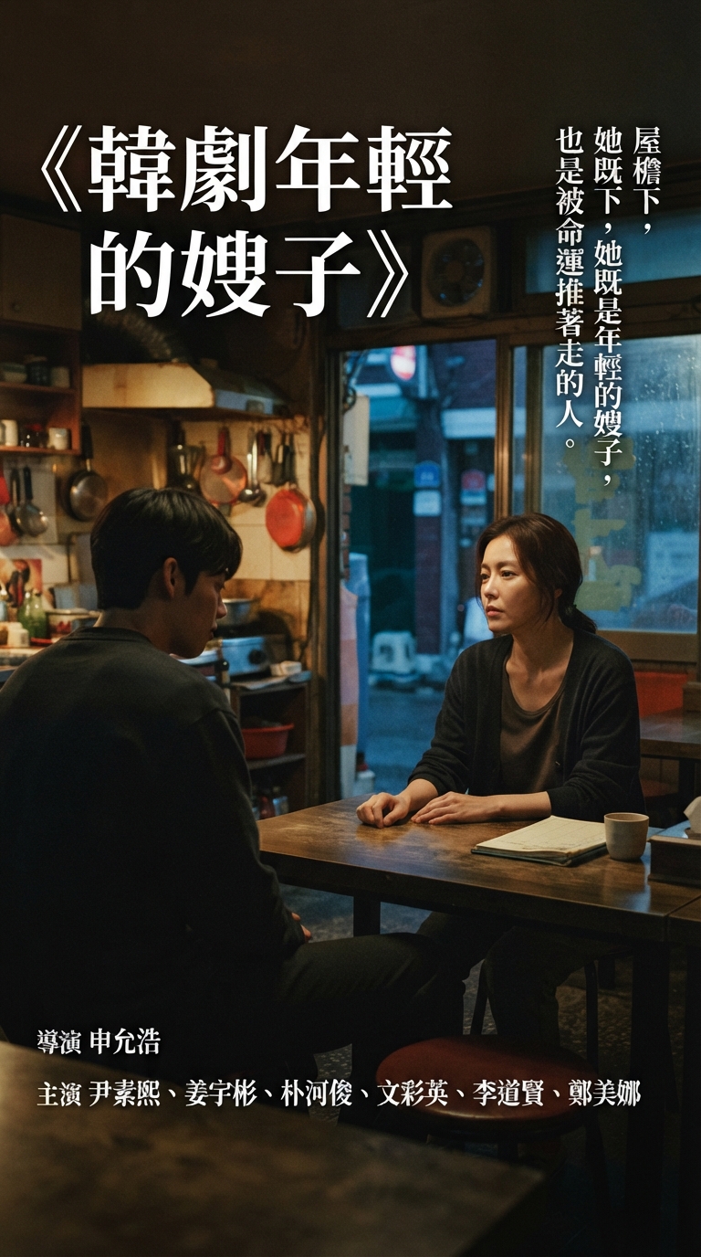 《韩剧年轻的嫂子》主视觉