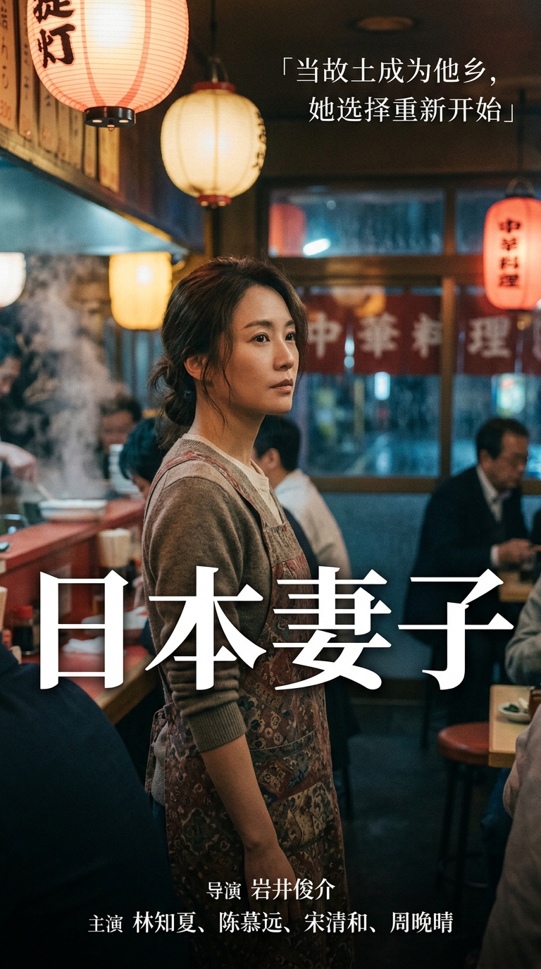 《日本妻子》主视觉海报