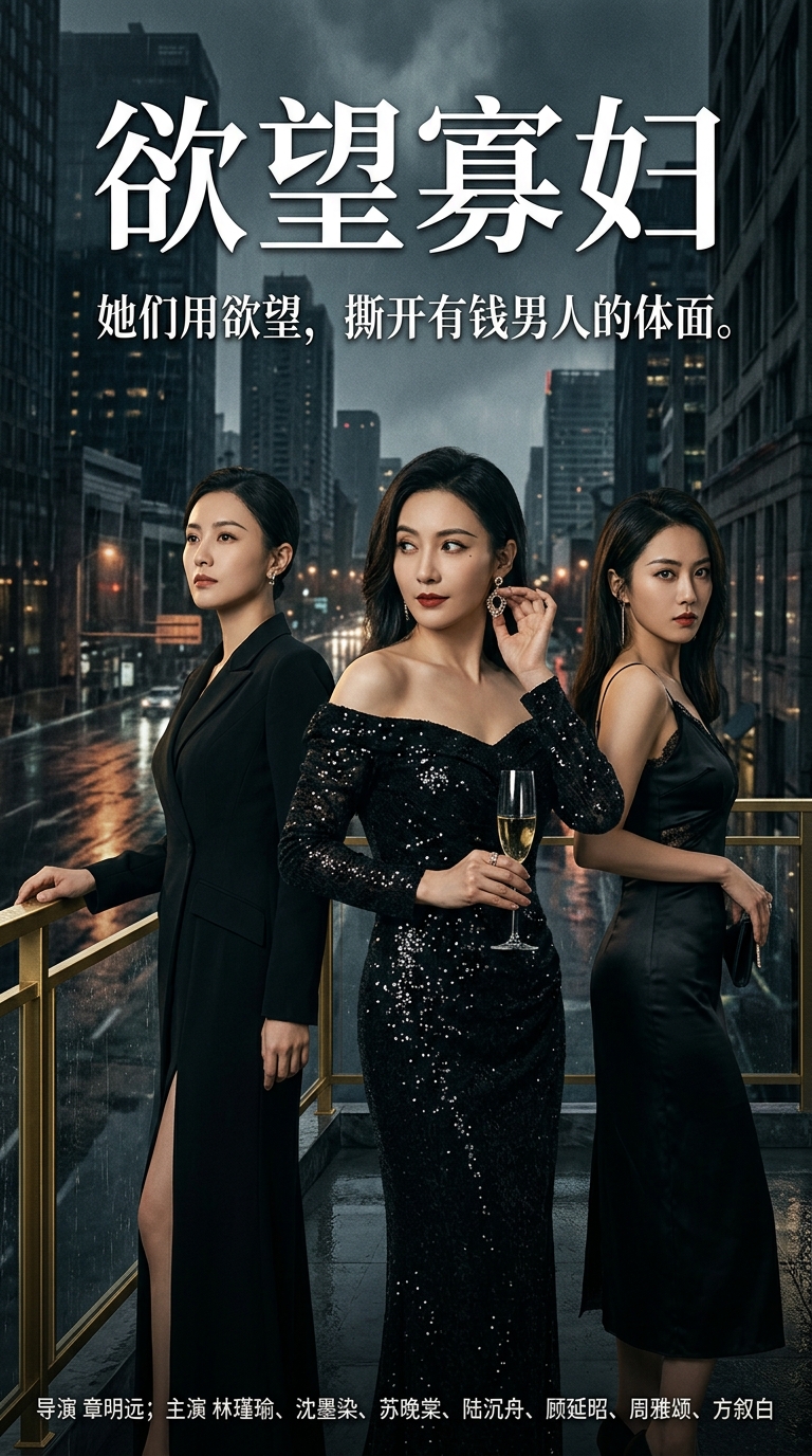 《欲望寡妇》海报