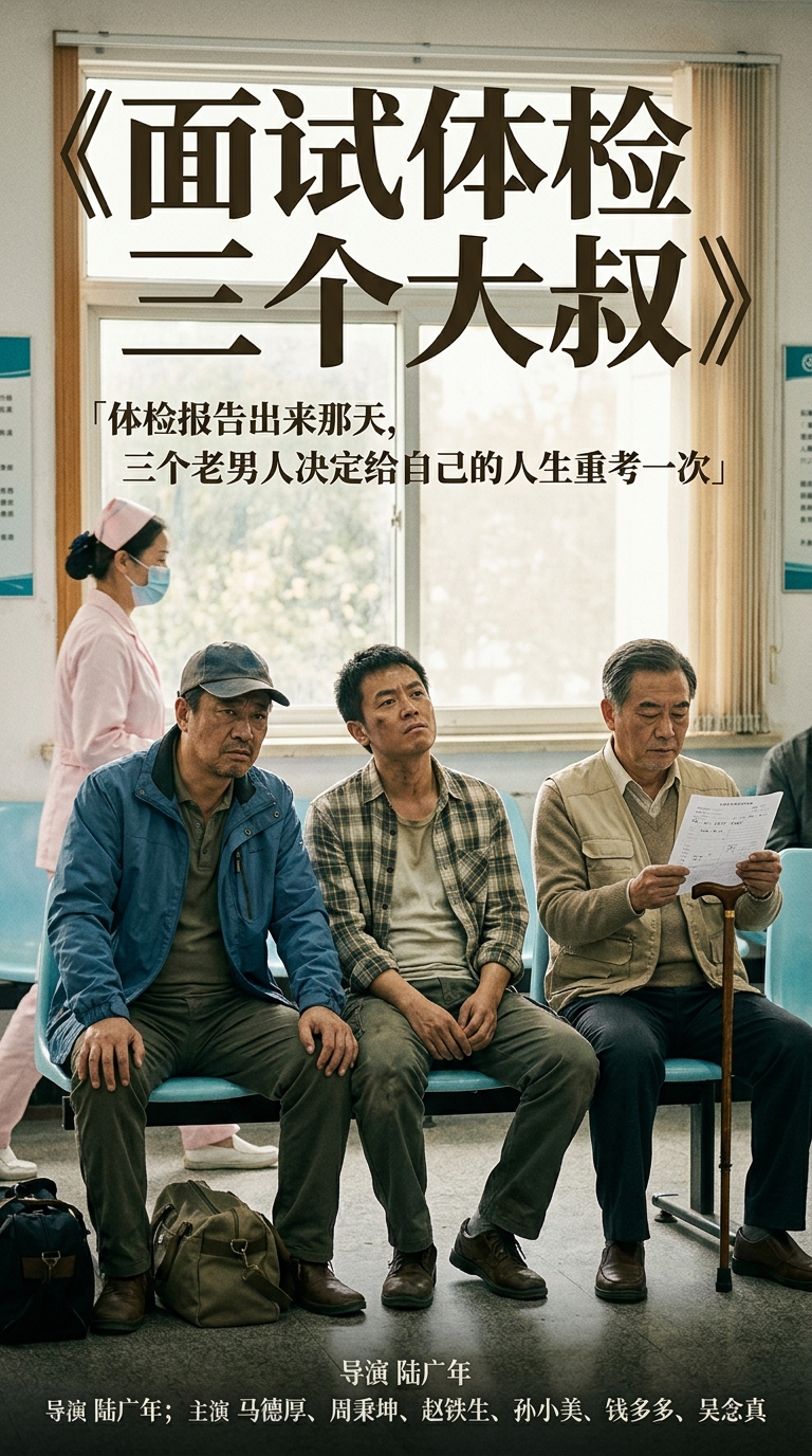 《面试体检》三个大叔》海报