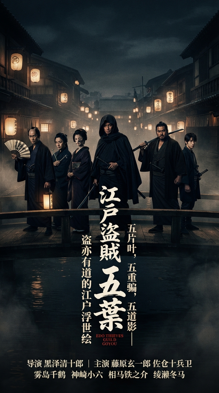 《江户盗贼团五叶》主视觉