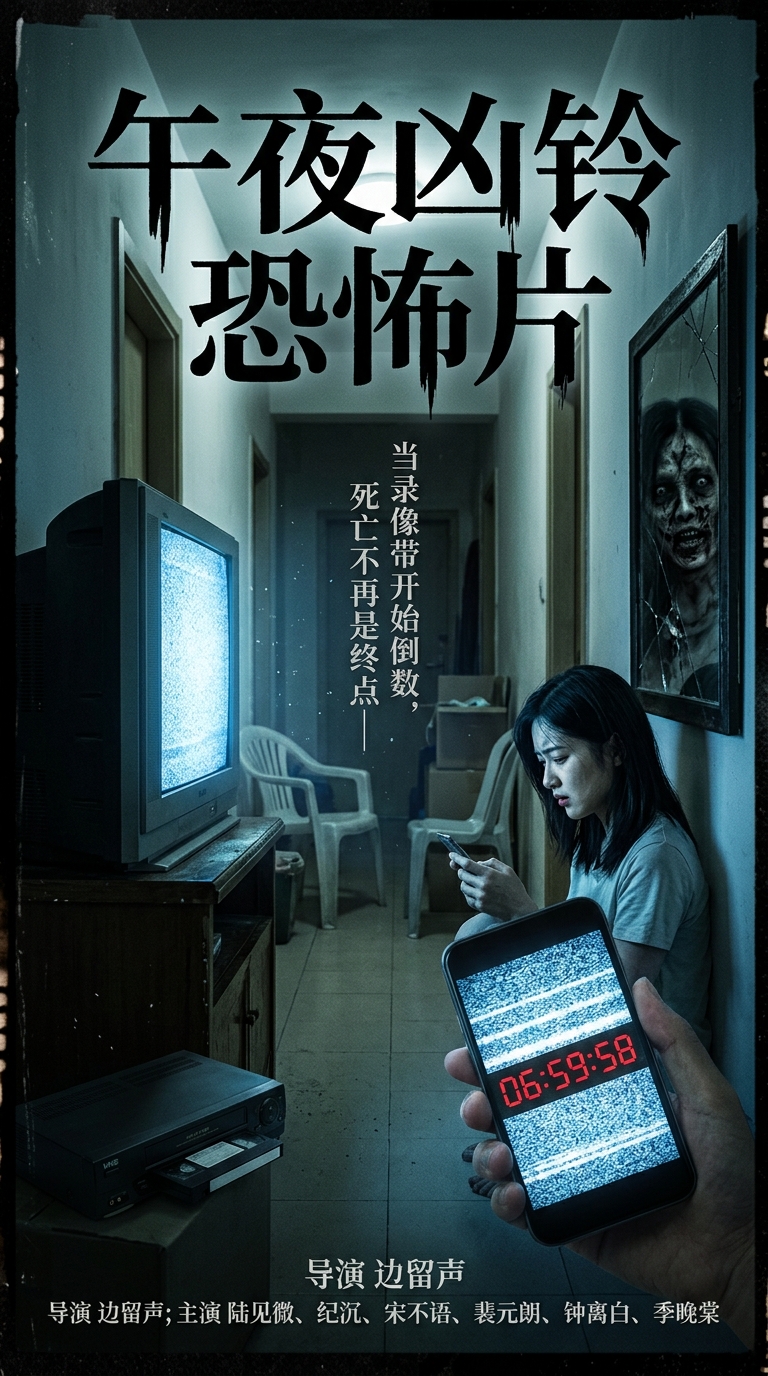 《午夜凶铃恐怖片》海报